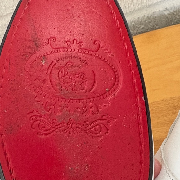 Sigotto Uomo White Leather Men's Dress Oxford Slip Ons Backless Mules Size 43 - Picture 10 of 14